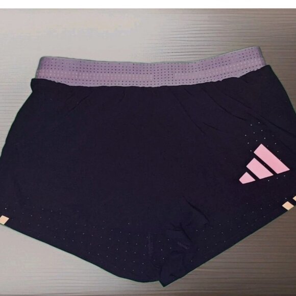 Adidas Adizero Pro Elite Promo 1” Shorts Men's Size S IN1123, aurora black - Picture 2 of 13